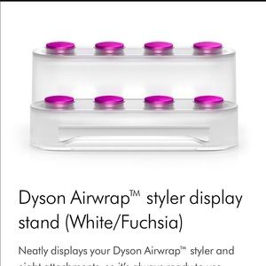 Dyson air wrap display stand